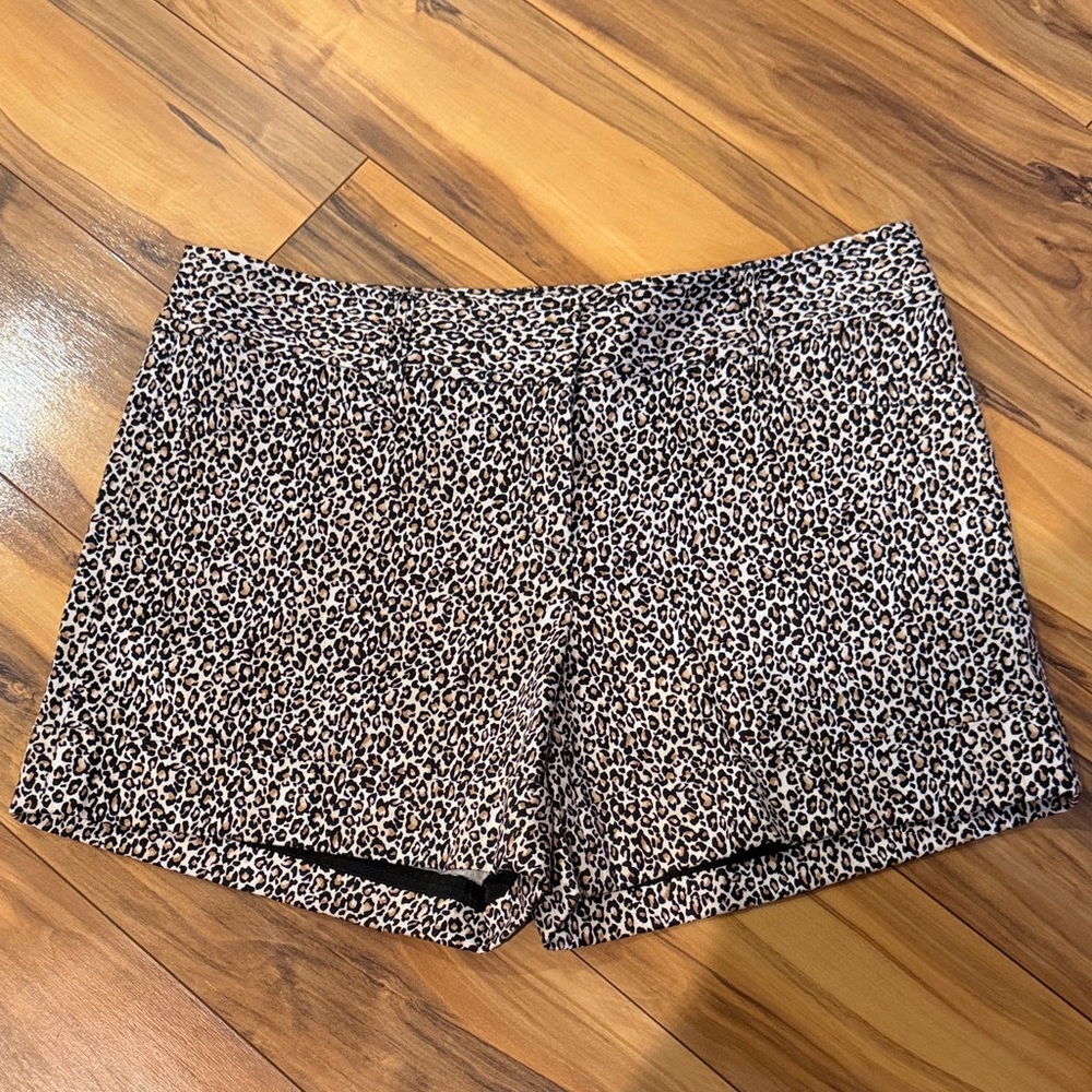 White House | Black Market Cheetah Print Shorts